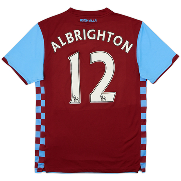2010-11 Aston Villa Maillot domicile Albrighton #12 - 6/10 - (M)