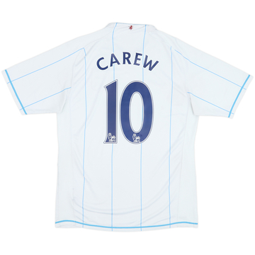2007-08 Aston Villa Maillot extérieur Carew #10 - 6/10 - (M)