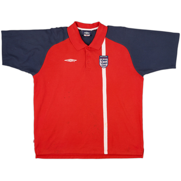 2002-03 England Umbro Polo - 5/10 - (XXL)