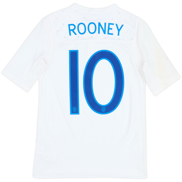 2010-11 England Maillot Domicile Rooney #10 - 7/10 - (XL.Boys)