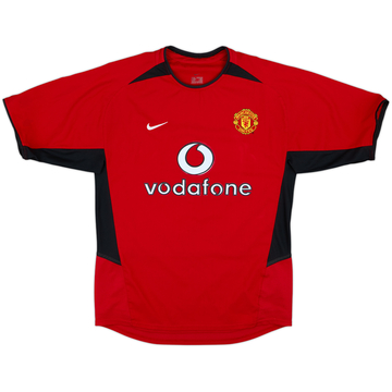 2002-04 Manchester United Maillot Domicile - 5/10 - (S)