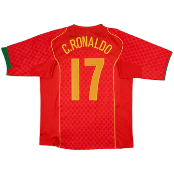 2004-06 Maillot domicile Portugal C.Ronaldo #17 - 9/10 - (L)