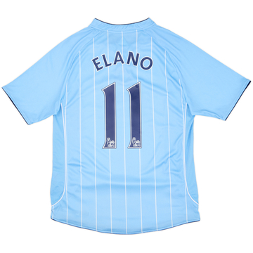 2007-08 Manchester City Maillot Domicile Elano #11 - 8/10 - (M)