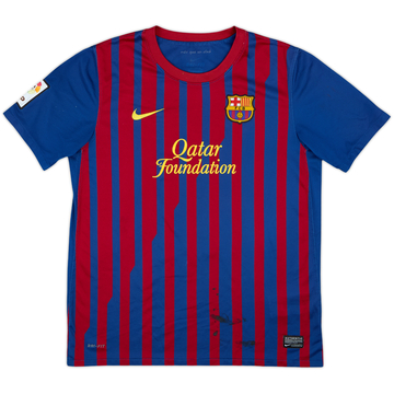 2011-12 Barcelona Maillot domicile - 5/10 - (XL.Boys)
