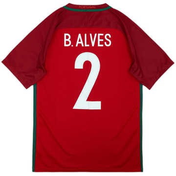 2016-18 Portugal Maillot Domicile B. Alves #2 - 8/10 - (S)