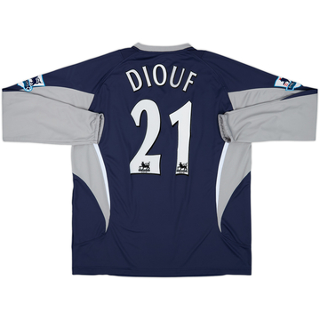 2005-07 Bolton Maillot Extérieur Manches longues Diouf #21 - 6/10 - (XL)
