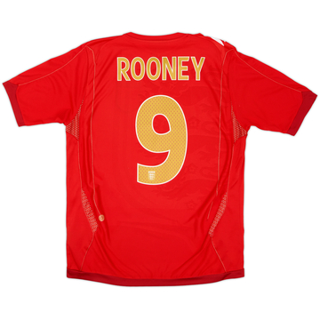 2006-08 Maillot extérieur England Rooney #9 - 5/10 - (M)