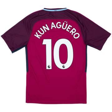 2017-18 Manchester City Maillot Extérieur Kun Aguero #10 - 8/10 - (S)