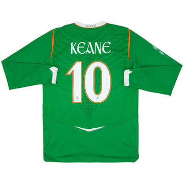 2008-10 Irlande Maillot Domicile ML Keane #10 - 6/10 - (M)