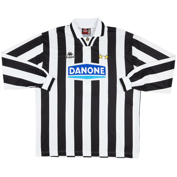 1994-95 Juventus Maillot domicile manches longues porté en match #6