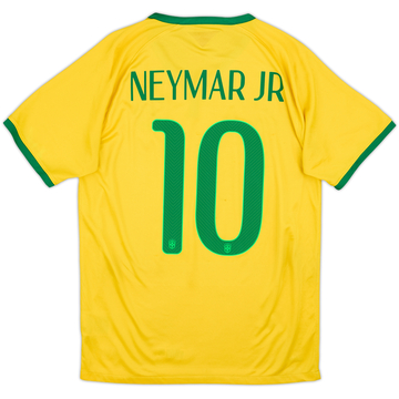 2014-15 Brazil Maillot Domicile Neymar Jr #10 - 6/10 - (S)