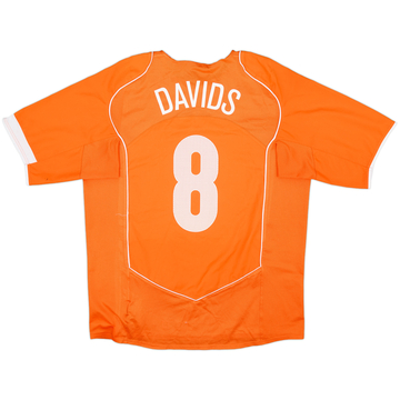 2004-06 Netherlands Maillot domicile Davids #8 - 7/10 - (XL)
