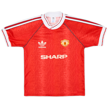 1990-92 Manchester United Maillot domicile - 7/10 - (13-14 ans)