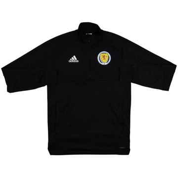 2017-18 Scotland adidas Haut d'entraînement 1/4 Zip - 9/10 - (S)