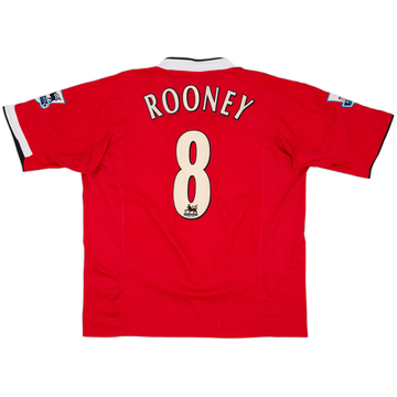 2004-06 Manchester United Maillot domicile Rooney #8 - 8/10 - (XXL)