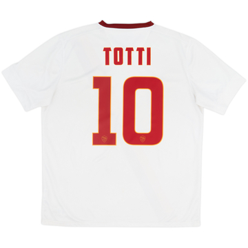 2014-15 Roma Maillot extérieur Totti #10 - 6/10 - (XL)