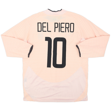 2003-04 Juventus Maillot manches longues Extérieur Del Piero #10 - 5/10 - (M)