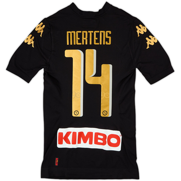 2016-17 Napoli Maillot Third Authentique Mertens #14 - 7/10 - (S/M)
