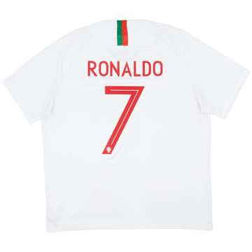 2018-19 Portugal Maillot extérieur Ronaldo #7 - 6/10 - (XL)