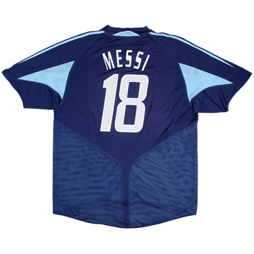 2004-05 Argentina Maillot extérieur Messi #18 - 9/10 - (XXL)