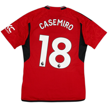 2023-24 Manchester United Maillot Domicile Casemiro #18 - 9/10 - (M)