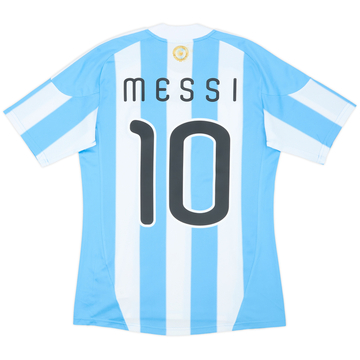 2010-11 Argentina Maillot Domicile Messi #10 - 6/10 - (S)