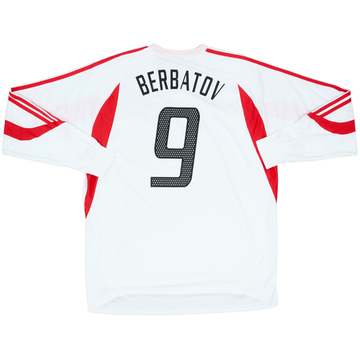 2003-05 Bayer Leverkusen Maillot extérieur manches longues version joueur Berbatov #9 - 8/10 - (XL)