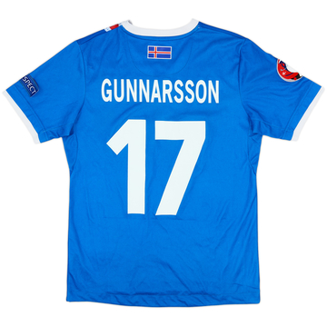 2016-18 Iceland Maillot Domicile Gunnarsson #17 - 6/10 - (M)