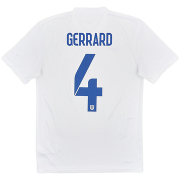 2014-15 England Maillot Domicile Gerrard #4 - 6/10 - (S)