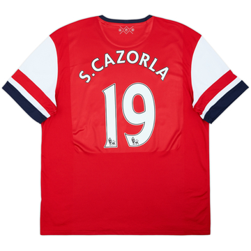 2012-14 Arsenal Maillot domicile S.Cazorla #19 - 6/10 - (XL)