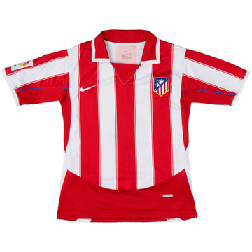 2003-04 Atletico Madrid Maillot Domicile - 6/10 - (S.Boys)