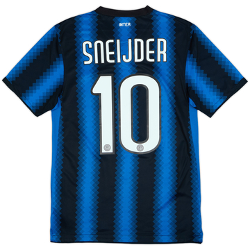 2010-11 Inter Milan Maillot Domicile Sneijder #10 - 8/10 - (S)