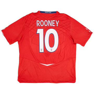 2008-10 England Maillot extérieur Rooney #10 - 6/10 - (3XL)