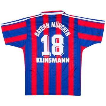 Maillot domicile Bayern Munich 1995-97 Klinsmann #18 - 6/10 - (S)