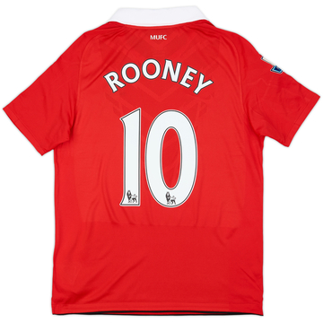 2010-11 Manchester United Maillot domicile Rooney #10 - 7/10 - (XL.Boys)