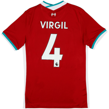 2020-21 Liverpool Maillot Domicile Virgil #4 - 6/10 - (S)