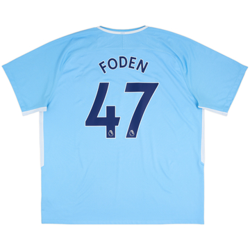 2017-18 Manchester City Maillot domicile Foden #47 - 6/10 - (3XL)