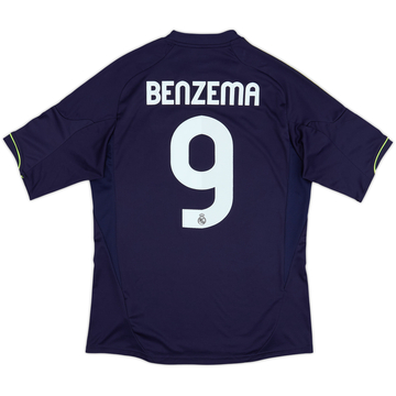 2012-13 Real Madrid Maillot extérieur Benzema #9 - 9/10 - (M)