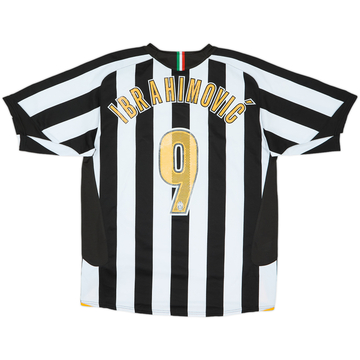 2005-06 Juventus Maillot Domicile Ibrahimovic #9 - 5/10 - (L)