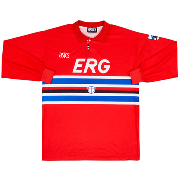 1992-94 Sampdoria Troisième Maillot Manches Longues #9 - 6/10 - (L)