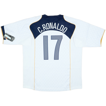 2004-06 Portugal Maillot extérieur C.Ronaldo #17 (XL)