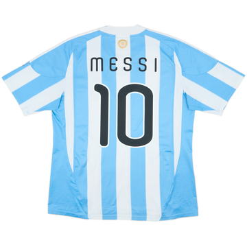 2010-11 Argentina Maillot Domicile Messi #10 - 5/10 - (XL)