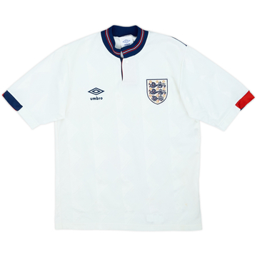 Maillot domicile Angleterre 1987-90 - 8/10 - (S)