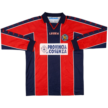 2000-02 Cosenza Maillot Domicile Manches Longues - 8/10 - (L)