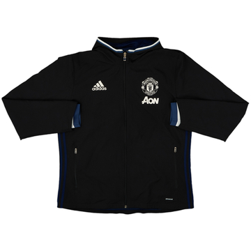 2016-17 Manchester United adidas Veste de survêtement à capuche - 10/10 - (L)