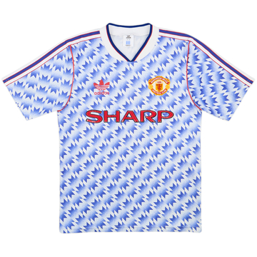 1990-92 Manchester United Maillot Extérieur - 8/10 - (S)