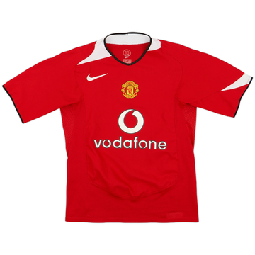2004-06 Maillot Domicile Manchester United - 5/10 - (S)