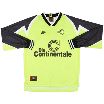 1995-96 Borussia Dortmund Maillot Domicile ML - 8/10 - (L)