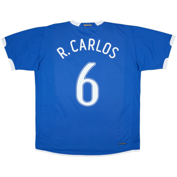 2006-07 Brésil Maillot extérieur R.Carlos #6