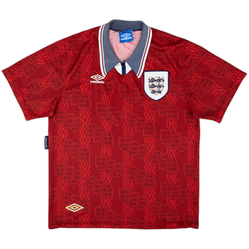 1993-95 England Maillot extérieur - 7/10 - (L)